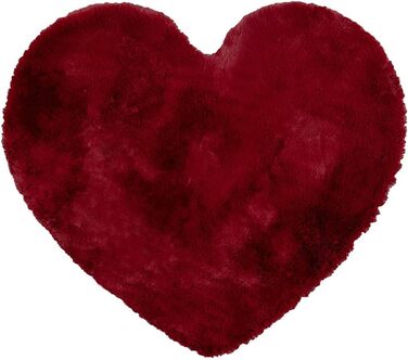 ФРААІ Дитячий килимок Home & Living - Huggy Heart - 70x80см - - Монохромний - Сучасний - Дитяча кімната, Дитяча кімната - Хлопчики - Дівчатка - Килим (70 x 80 см, Червоний)