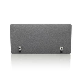 Звукоізолююча перегородка на стіл FLEXMIUT 3D 120x60x1 PET сірий hjh OFFICE