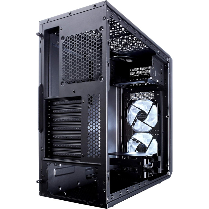 Корпус Fractal Design Focus G Black Window для ігрового ПК, Midi Tower з боковим вікном, чорний