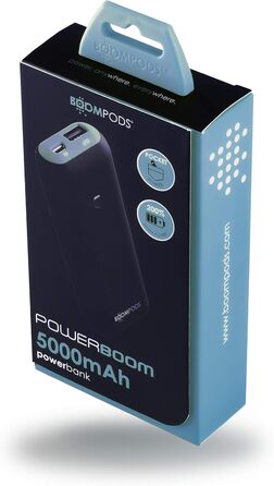 Бумподи Powerboom 5000mAh Powerbank - швидка зарядка, компактний, універсальний для подорожей