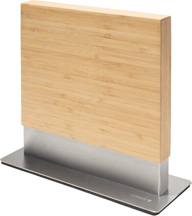 Магнітний тримач для ножів Coninx | Двостороння підставка для ножів з дерева волоського горіха | Кухонні ножі | Тримач без ножів