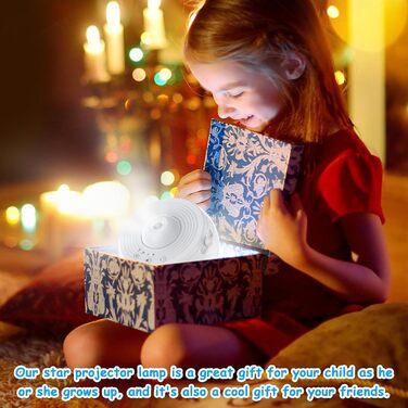 Планетарій - зоряний проєктор 13 в 1: LED проєктор галактики, 12 слайдів, нічник для дітей, для спальні, вітальні, вечірки