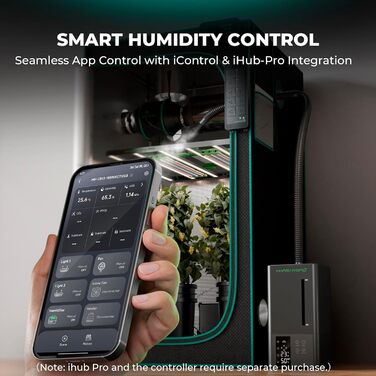 Зволожувач повітря для рослин MARS HYDRO 6л з таймером, ультразвуковий, для гроубоксів та теплиць