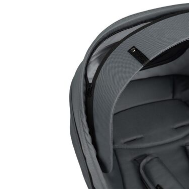 Дитяча коляска MoMi GISELLE 2 в 1 комбінована, сіра, з функцією візка, 5-точкова система безпеки, від народження до 22 кг, з корзиною для покупок, матрацом, дощовиком та пеленатором