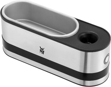 Електричний яйцеварка WMF Stelio з нержавіючої сталі, для 1-7 яєць, 380 Вт, регулювання ступеня готовності, функція підтримання тепла, мірний стаканчик з підставкою для яєць