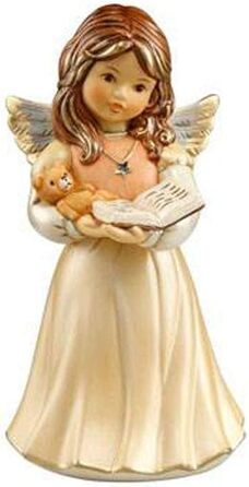 Статуетка ангела Goebel X-Mas Cuddle Time Керамограніт різнокольоровий, розміри 7,5 см x 7,5 см x 14 см, 41-539-07-1