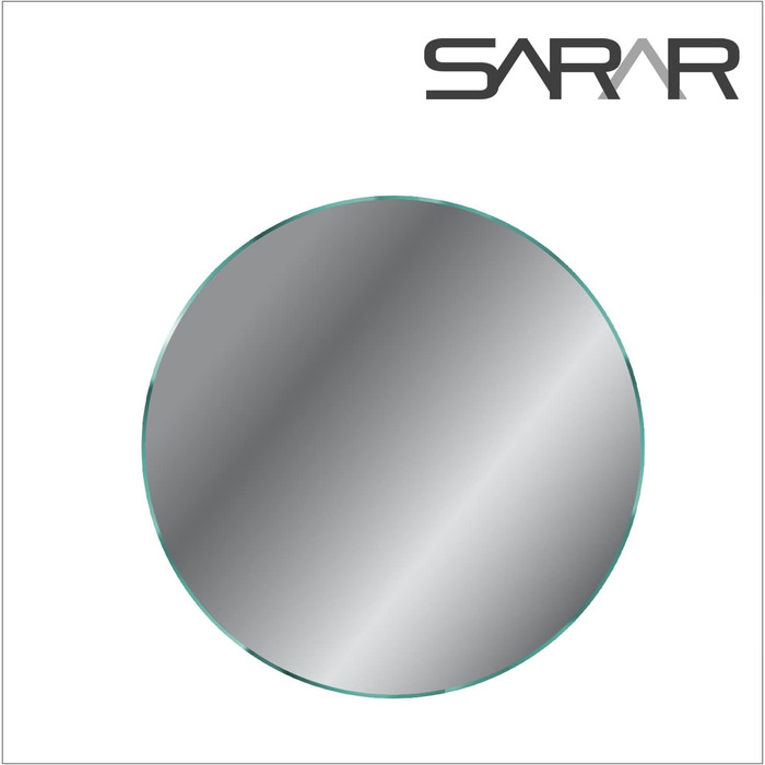 SARAR Круглий дзеркало для ванної кімнати з LED-підсвічуванням 120 см, Made in Germany, дизайн MAR113