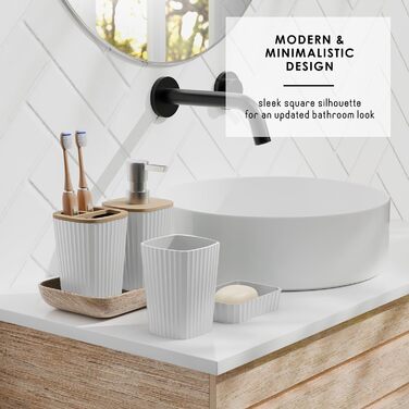 Набір аксесуарів для ванної кімнати Clara Clark Bad-Set Hunter Green (6 предметів)