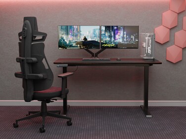 Геймерське крісло Cyberlux V8 Fabric Red (арт. GM-V8 FR)