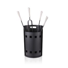 Набір для каміну Relaxdays, 5 предметів з контейнером