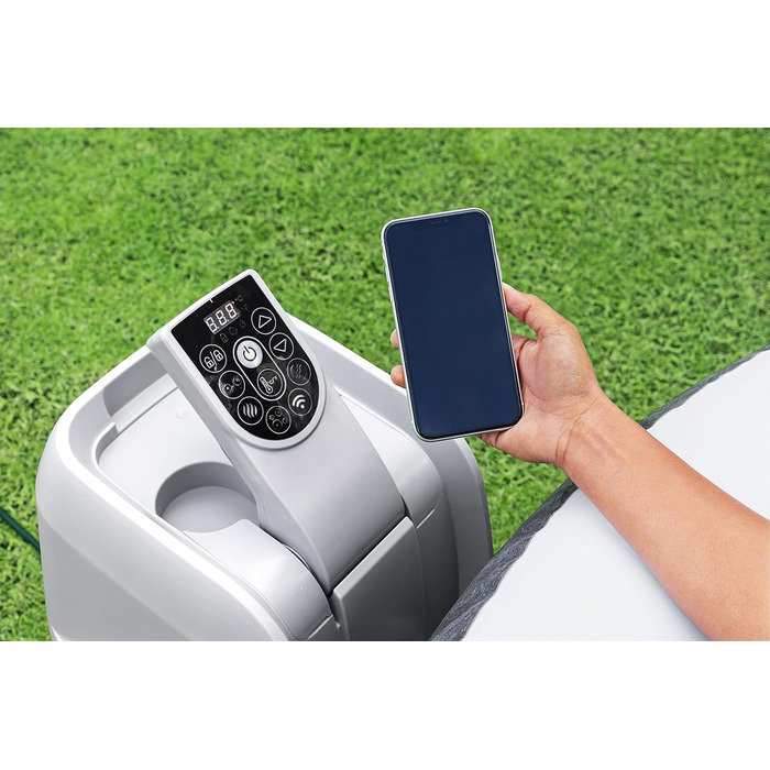 Надувний гідромасажний басейн-джакузі Bestway Lay-Z-Spa Miami AirJet Whirlpool для 2-4 осіб, 180 x 66 см