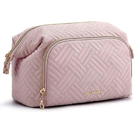 Косметична сумочка BAGSMART 24,5х10,5х17 см рожева