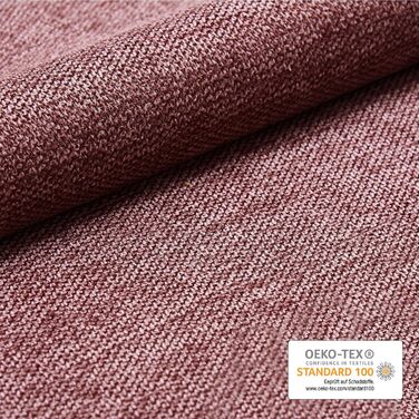 Набір з 2-х оббивних стільців для їдальні B&D Tania, рожевий, стиль кантрі/сканді, для кухні, офісу, туалетного столика, Webstoff Merlot, 11118-ROSA-2