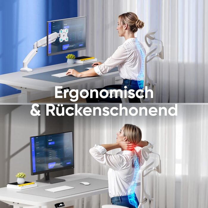 Кріплення для монітора ONKRON G80-B (G80-W) - тримач для екрану 13-32
