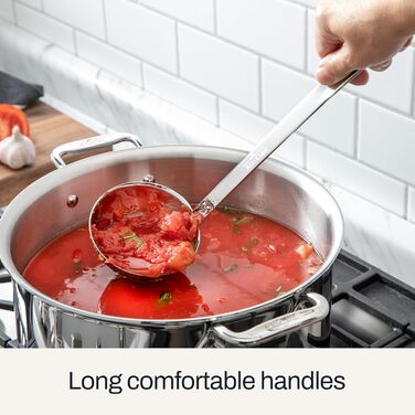 Набір кухонних інструментів All-Clad Profi, нержавіюча сталь, 6 предметів, сріблястий