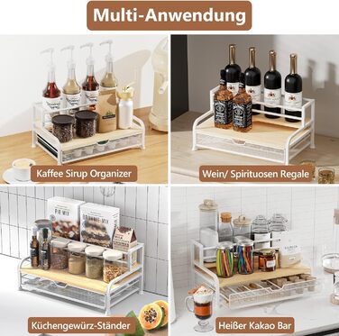 Трирівневий органайзер для капсул кави Dolce Gusto/Nespresso/Cafissimo з шухлядою (35 капсул)