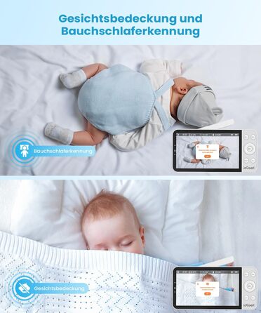 Відеоняня ieGeek з камерою 2.5K/4MP, 5.5