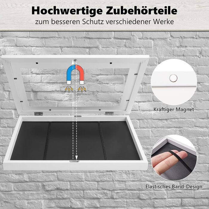 Рамки для дитячих малюнків A4 Kromapolis (2 шт.) з екологічного MDF, дерев'яний колір