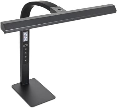 LED лампа настільна диммируемая 12W для дому та офісу, захист очей, денне світло, гнушийна шийка, 5 кольорів, безступеневе регулювання яскравості, для дому, офісу, дитячої кімнати