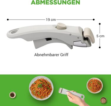 Набір посуду NutriChef 18 предметів з кераміки з знімними ручками. Індукційне дно, антипригарне покриття, компактний, можна ставити один на інший, безпечний у духовці. Підходить для всіх типів плит (зелений, знімні ручки)