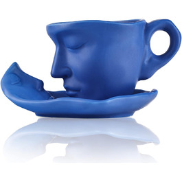 Чайна чашка та блюдце Oliruim сині