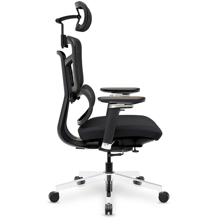 Крісло Mealux S4 Air Fabric Black (арт. HF-S4 F/B)