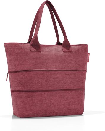 Сумка-шопер Reisenthel Shopper E1, Twist Maroon - велика містка сумка для покупок