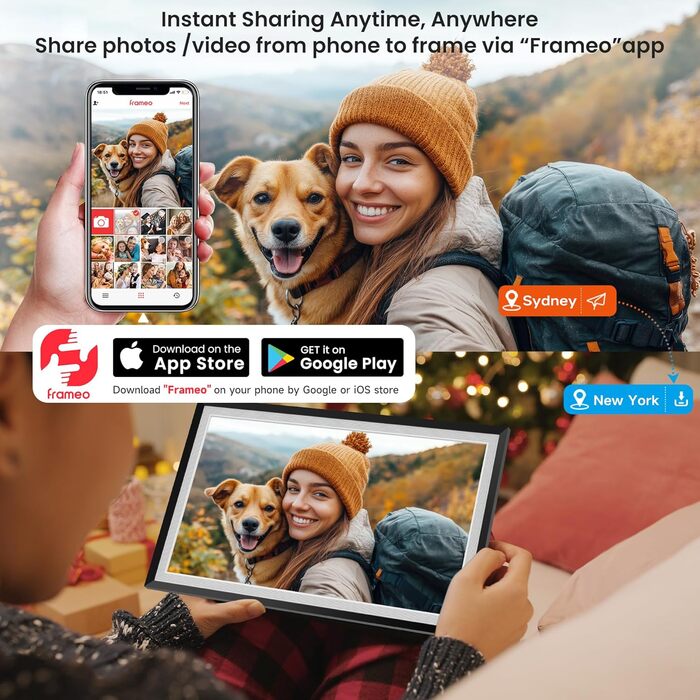 Цифровий фотоальбом FRAMEO 15.6