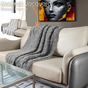 Електрична гріюча ковдра з автовимкненням 180x130 см, 9 температурних режимів, 40°C, пральна