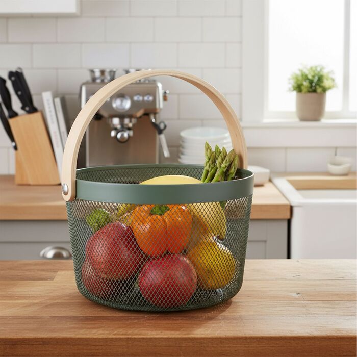 Кошик-органайзер Relaxdays на коліщатках з ручкою