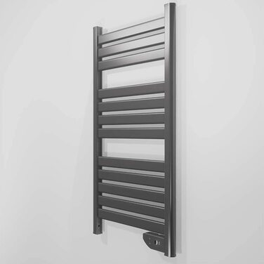 Електричний нагрівач для ванної Cecotec ReadyWarm 9050 Twin Towel – 500W, 2 режими, LED, IP24, 55x4x102 см
