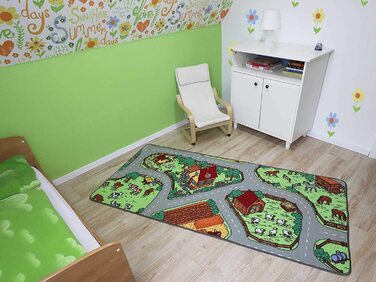 Килим для дитячої кімнати Primaflor із зображенням ферми 140x200 см