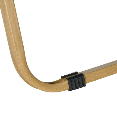 2 розкладні пляжні стільці для кемпінгу, сталевий каркас, імітація дерева, темно-сірий