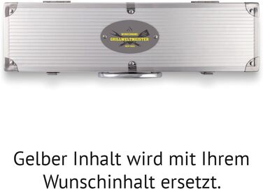 Набір для гриля 3 в 1 з нержавіючої сталі з гравіюванням - Набір для гриля від Grillweltmeister