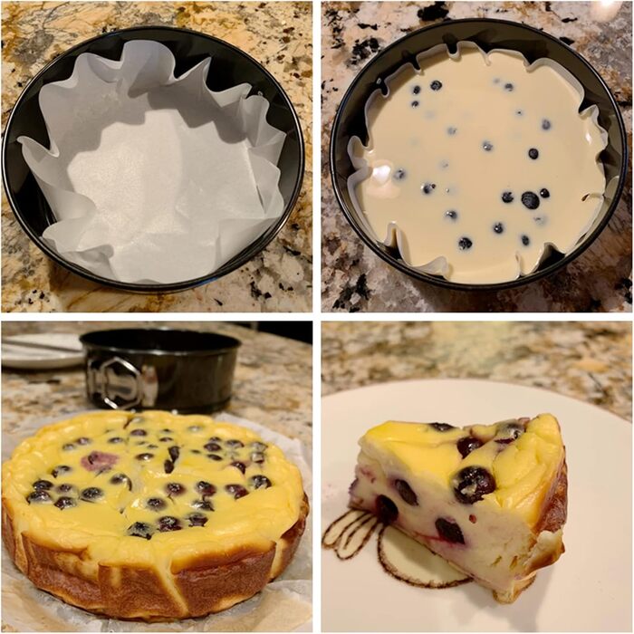 Набір форм для випічки ZOENHOU (6 шт.) - Antihaft, виймальний дно, діаметри 10.2-27.9 см