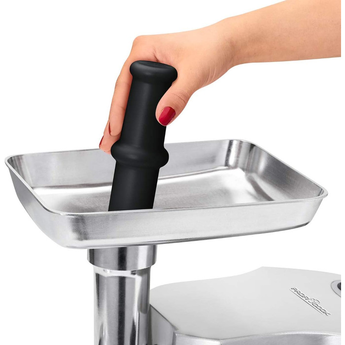 Електрична м'ясорубка Profi Cook PC-FW 1060: для м'яса, ковбас та домашнього начининня, з набором аксесуарів, 1000W