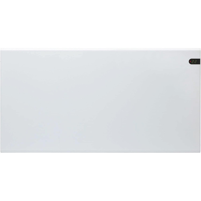 Електричний радіатор - 1200 Вт, білий Терморегулятор з таймером Електричне опалення енергозберігаюче Висота 370мм Опалення електричне Хранитель морозу Конвекторний обігрівач KDT IP20 1200 Вт 93,4 x 9 x 37 см (ДхШхВ) Білий