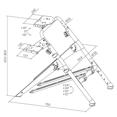 Кріплення для руля-кокпіт GamePro RS029