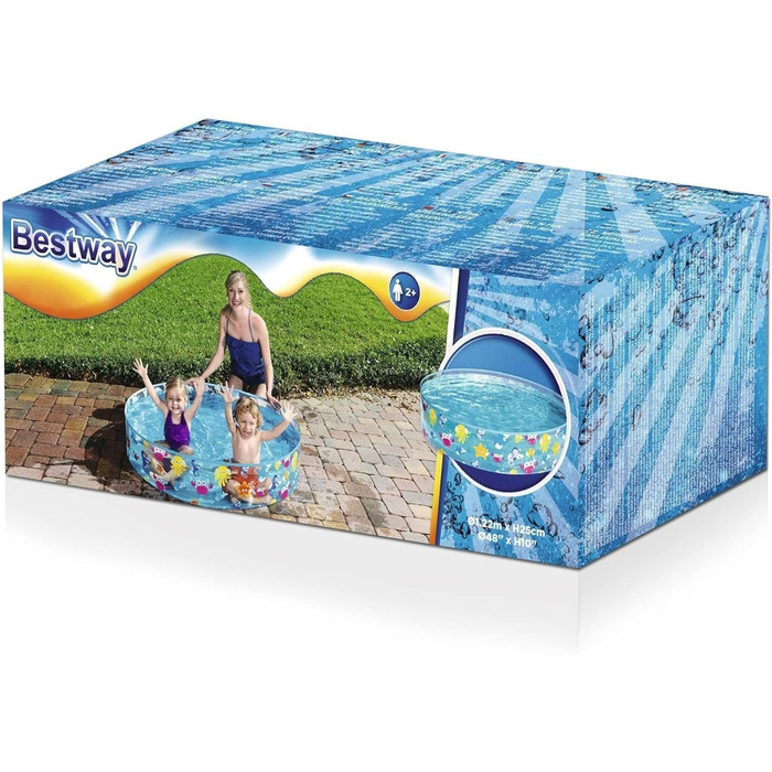 Дитячий басейн Bestway FillN Fun Sparking Sea 122x25 см