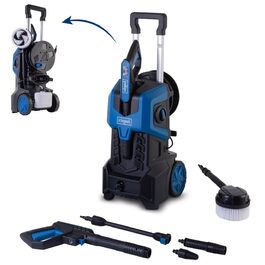 Високотискний мийник Scheppach HCE3000: 180 бар, 8м шланг, 2400W, регульований струмінь, контейнер для миючих засобів