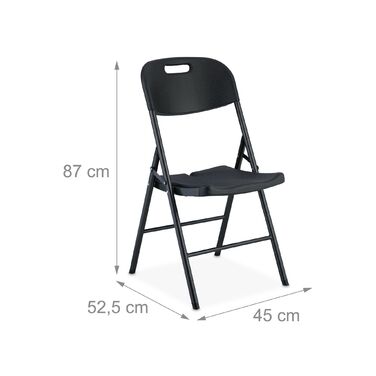 Набір з двох розкладних садових стільців Relaxdays