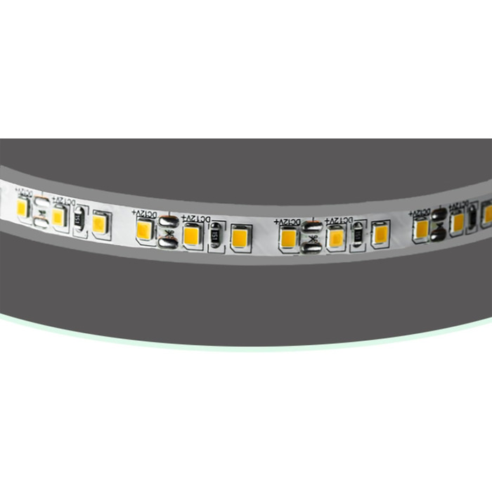 Круглий дзеркало Ramix з LED підсвічуванням, настінний, для ванної кімнати, 50 см, тепле біле світло