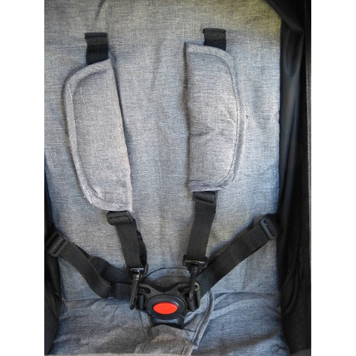 Дитячий прогулянковий візок-толкач Baby-Coo, чорно-сірий