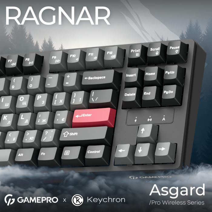 Бездротова механічна клавіатура GamePro Asgard Ragnar (MK285BK)