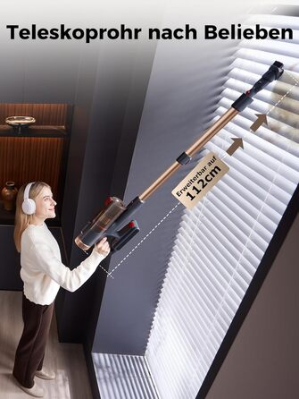 Бездротовий пилосос Proscenic P11 Ultra: потужний, легкий, з акумулятором 50 хв, сенсорний екран, анти-намотування, для дому та авто