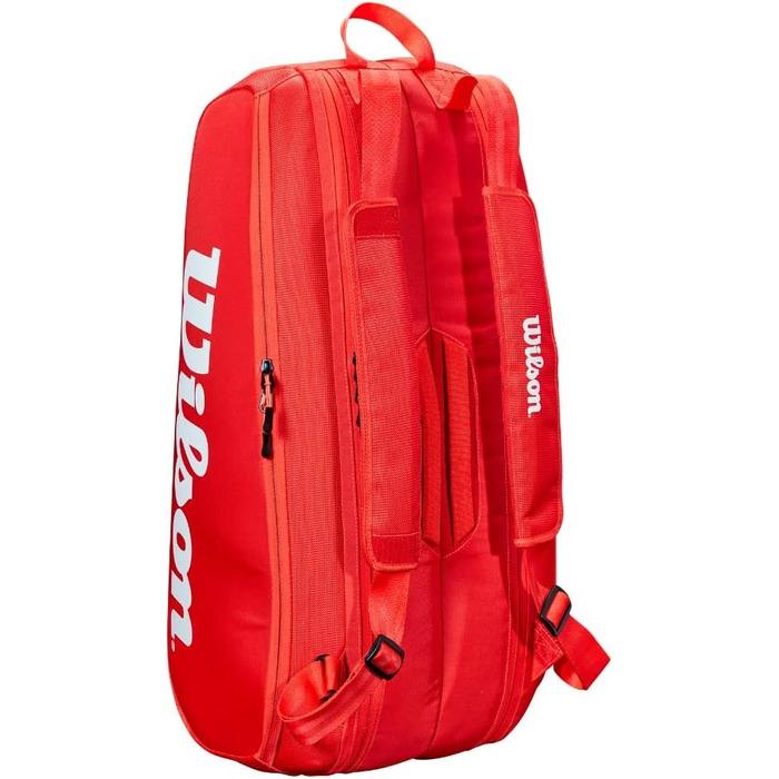 Тенісна сумка Wilson Sporting Goods (XL, червона/екскурсійна, однотонна (тверді речовини для втечі))