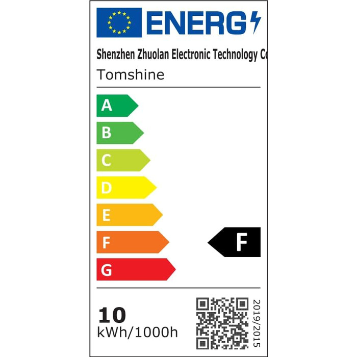 Торшер Tomshine з тканинним абажуром і залізною основою, E27 LED Теплий білий для вітальні, спальні та кабінету