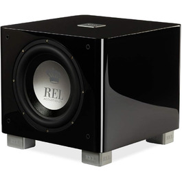 Сабвуфер REL Acoustics T/9x, фронтальний 25,4 см, стрілка бездротова, чорний глянець