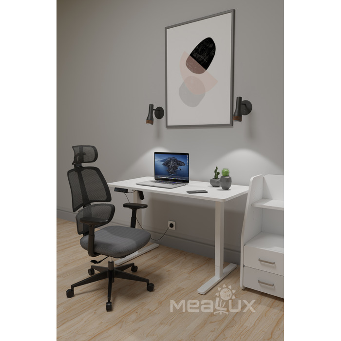 Крісло Mealux Leo Air Dark Grey (арт.Y-543 KBG)