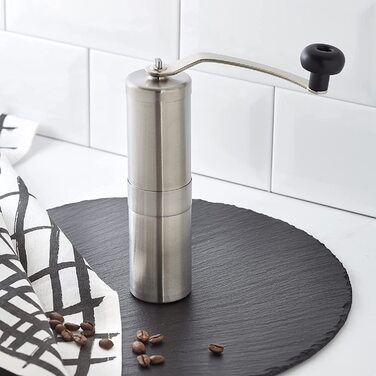 Porlex Tall - ручна кавомолка, срібна